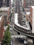 Chicago Transit Trouble Photographic Print by Charles Rex Arbogast