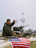 1991 Gulf War Kuwait Liberation Photographic Print by David Longstreath