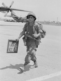 Soldier Goes Home 1972 Photographic Print by Peter Winterbach