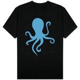 Blue Octopus T-shirts