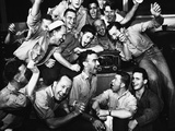 WWII Japan Surrender US Reaction Photographic Print by  Anonymous