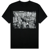 Attorney General Bobby Kennedy Speaking to Crowd in D.C. Shirts