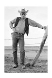James Dean Standing at Fence Full Print by Frank Worth