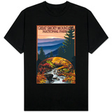 Great Smoky Mountains - Waterfall, c.2009 T-Shirt