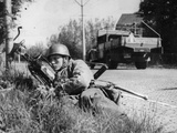 WWII Nazi German Paratrooper Photographic Print by  Anonymous