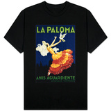 Spain - La Paloma - Anis Aguardiente Promotional Poster T-shirts
