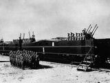 WWII Mussoliinis Armoured Train Photographic Print by  Anonymous