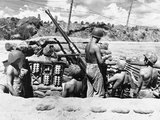 WWII Solomon Islands US Troops 1944 Photographic Print by  Anonymous