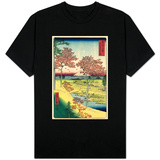 View of the Sunset at Meguro, Edo T-Shirt