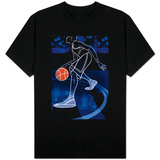 Basketball Player on Blue T-Shirts