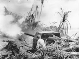 WWII U.S.Troops Admiralties Photographic Print by  Anonymous