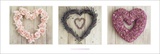 Howard Shooter-Hearts Triptych Affiches