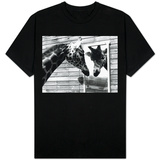 Maxi the Giraffe Gazing at Reflection in Mirror, 1980 T-Shirts
