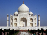 India Taj Mahal Security Photographic Print by Jeff Robbins