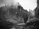 WWII Coventry Bombed Photographic Print by  Anonymous