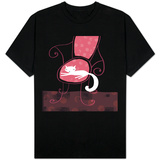 Cat Cuddled in Fancy Chair T-shirts
