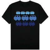 Blue Cars T-shirts