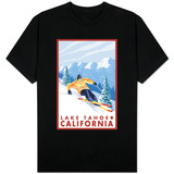 Downhhill Snow Skier, Lake Tahoe, California T-Shirt