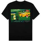 St. Andrews Vintage Poster - Europe T-Shirt