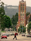 Hollywood Sign Photographic Print by Mark J. Terrill