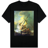 Christ In The Storm On The Sea Of Galilee Tshirts
