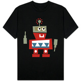 Red Robot with Smile T-shirts