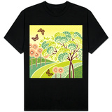 Hazy Day Butterflies T-shirts