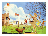 Infant School Illustrations, UK Posters