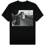 The Burlington Zephyr, East Dubuque, Illinois, c.1940 T-Shirt