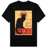 Montmarte, France - Chat Noir Cabaret Troupe Black Cat Promo Poster Vêtement