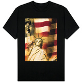 Statue of Liberty and American Flag T-paidat