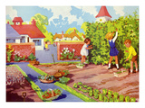 Infant School Illustrations, UK Prints