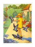 Infant School Illustrations, UK Posters