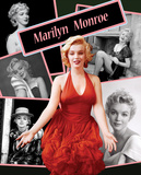 Marilyn Collage Plaque en métal