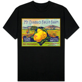 Bancroft, California, Mt. Diablo Fruit Farm Brand Pear Label Shirts