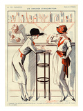 La Vie Parisienne, Prejelan, 1920, France Print