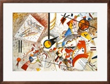 Bustling Aquarelle, c.1923 Print by Wassily Kandinsky