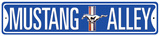 Mustang Alley Blechschild