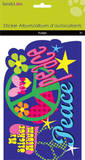 Peace/Love Sticker Album Craft Supplies
