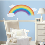 Over the Rainbow Peel & Stick Giant Wall Decal Wall Decal