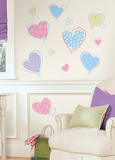 Hearts Peel & Stick Wall Decals Wall Decal
