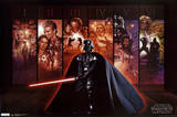 Star Wars - Mural Saga Collection I-VI Prints