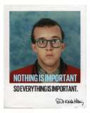 Nothing is Important Photographic Print by Keith Haring