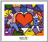 Cœur de gamins Affiche par Romero Britto