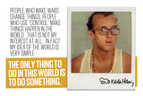Do Something Photographic Print by Keith Haring