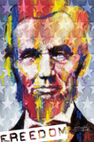 Abraham Lincoln - Freedom Print by Stephen Fishwick