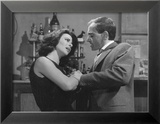 Charles Aznavour and Giovanna Ralli: Horace 62, 1962 Gerahmter Fotografie-Druck von Marcel Dole