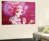 Cotton Candy Curly Cue Poster von Camilla D'Errico