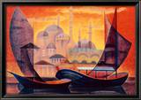 Estambul Póster por Louis Toffoli