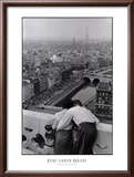 Vue des tours de Notre-Dame Posters par Henri Cartier-Bresson